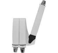 Hosenträger mit 3 extra starken Clips vielen uni Farben 2 Größen zur Wahl weiß, 140 cm