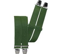Harrys-Collection Hosenträger mit 4 Clips, 120 cm starkes Band, Schwarz (11 Farben)