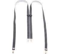 Hosenträger mit 4 Clips 9 Farben lieferbar 25 mm breit dunkelgrau