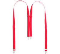 Hosenträger mit 4 Clips 9 Farben lieferbar 25 mm breit rot