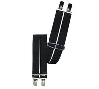 Hosenträger mit 4 Clips 9 Farben lieferbar 25 mm breit schwarz