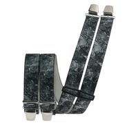 Hosenträger mit 4 Clips in 2 Jeans Farben 120 cm, jeans schwarz