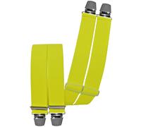 Hosenträger mit 4 extra starken Clips uni Farben neongelb
