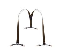 Hosenträger mit 6 Clips in 10 Farben oliv