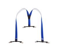 Hosenträger mit 6 Clips in 10 Farben royalblau