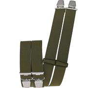 Hosenträger mit Clips 2 Größen in großer Farbauswahl oliv, 130 cm