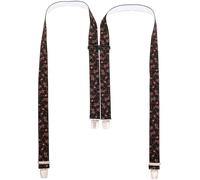 Hosenträger mit feinem Paisley Muster in 3 Farben! grün