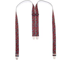 Hosenträger mit feinem Paisley Muster in 3 Farben! weinrot