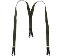 Hosenträger mit Knopfloch in Überlänge oliv