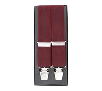 Hosenträger STC LINDENMANN X-Form bordeaux 150