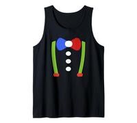 Hosenträger Und Fliege Clown Nerd Karneval Kostüm Fasching Tank Top