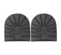 Hoseten Schuhboden Vollsohle Reparatur Ersatz, rutschfeste weiche Schuhe Gummi Halbsohle und Fersen, Gummi Flexible Reparaturschuhe für Sportschuhe Lederschuhe(Black Heel)