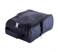 Hosrivae 600D Oxford Schuhtasche - Tragbare Sporttasche mit breitem Komfortgriff & zwei Seitentaschen, passend für die meisten Schuhe, Schwarz (34 x 23 Schwarz)
