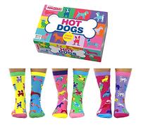 Hot Dogs Hunde Oddsocks Socken in 37-42 im 6er Set - Strumpf
