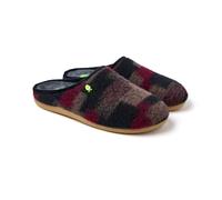 HOT POTATOES Sebeka Herren-Hausschuhe, burgunderrot, 40 EU