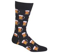 Hot Sox Men's Fun Cocktail Drinks Crew 1 Pair Pack-Happy Hour Cool & Funny Novelty Fashion Socks