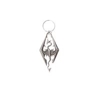 Hot Topic The Elder Scrolls V: Skyrim Dragon Schlüsselanhänger, Schwarz, Einheitsgröße