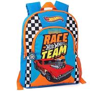 Hot Wheels Kinder-Rucksack | Mit Stil in leuchtendem Orange und Blau zoomen | Renn-Rucksack für Jungen | Trage die Geschwindigkeit überallhin mit dir | Geräumiges Hauptfach für Schulmaterial