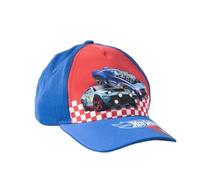 Hot Wheels Kinderkappe mit Schirm - Bequeme, atmungsaktive und leichte Hot Wheels Kinderkappe, verstellbare Sommerkappe, Sonnenschutz für Strand, Pool und Wandern