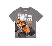 Hot Wheels Monster Trucks T-Shirts Für Jungen, Monster Truck Kleidung Für Jungen, Kinderkleidung, Grau 128