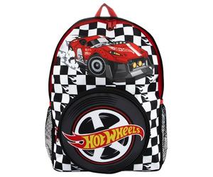 Hot Wheels Rucksack | Schwarz Schulrucksack Jungen | Tagesrucksäcke Für Kinder | Schwarz