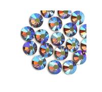 Hotfix Strasssteine Für Kleidung Multi Farben Crystal AB Nicht Hot Fix Strass Flache Rückseite Strass Nagel Glitters Kleidungsstück Stein(Lt.Topaz AB,SS16 1440PCS)