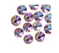 Hotfix Strasssteine Multi Farben Crystal AB Nicht Hot Fix Strass Flache Rückseite Nagel Glitters Kleidungsstück Stein(Champagne AB,SS20 1440PCS)