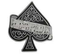 hotrodspirit - Große Patch AS of Spades, schwarz und weiß 25 x 22 cm Wappen Rücken Blousonjacke Biker