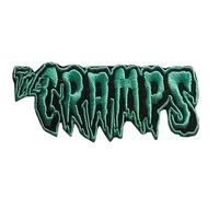hotrodspirit - Patch Gruppe The Cramps Logo Grün, 10 x 3,5 cm, Aufbügler