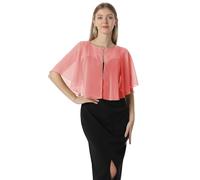 Hotshawl Damen Jkwp0001 Schal, Korallenrot, One Size