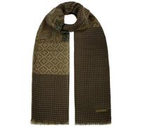 Houndstooth Paisley Mix Wollschal by Stetson beige-grün One Size