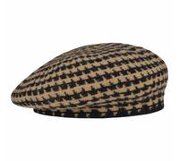 Houndstooth Wollbaske by Barascon beige-schwarz One Size
