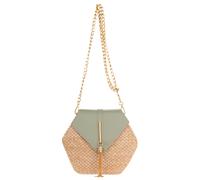 House of Louisa Damen Umhängetasche grau/beige LOU1006-GR