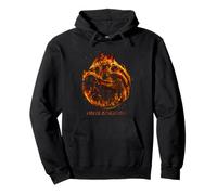 House of the Dragon Burning Targaryen Sigil Pullover Hoodie