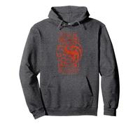 House of the Dragon Fire And Blood Sigil Pullover Hoodie