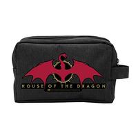 House of The Dragon Kulturbeutel, Waschtasche - schwarz/rot, 100% Polyester.