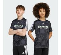 House of Tiro Allover-Print T-Shirt Kids Carbon / Black / White / Lime Burst 140