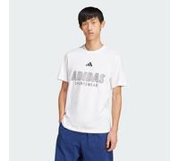 adidas House of Tiro Linear Graphic T-Shirt weiß/schwarz - L