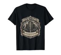 House of Usher Historical Preservation Society Gothic Preisgünstiges Grafik-T-Shirt, Herren, Schwarz, XL