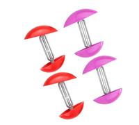 Housoutil 2 Paar Verstellbare Schuhspanner aus Kunststoff für Damen und Herren mit Zehenerweiterung und Tragbarem Design Geeignet für Flache Schuhe und High Heels