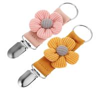 Housoutil 2 Stück Reise hutclip aus Leichtem Polyester und Eisen Vielseitiger Sonnenschutz halter für Damen und Herren Sicherer Befestiger für Baseballmützen an Rucksack und Tasche für