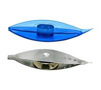 Housoutil 2 Stück Selbstgemacht Strick und Webschiffchen aus Kunststoff und Metall Leichtes Klöppelschiffchen für Pullover Schals und Mützen Handliches Strickzubehör für Kreatives Basteln