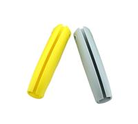 Housoutil 2 Stück Silikon Einkaufstütenhalter Klein 9x2,3x2,5cm mit Daumenmulden Rutschfest Griffschutz für Lebensmittel Einkaufstaschen Kraftsparend und Handschonend Zufällige Farbe