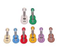 Housoutil 8 Stück Gestickte Gitarren Aufnäher Patch Selbstklebende Selbstgemacht Applikationen für Kleidung Jacken Taschen und Rucksäcke Filigrane Textilflicken zur Dekoration