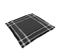 Housoutil Arabisches Herren Quasten Halstuch aus Polyester Baumwolle Quadratischer Kopftuch mit Modischem Design Handwaschbar und Leicht zu Reinigen für Winter und Tourismus