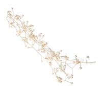 Housoutil Eleganter Perlengürtel mit Handgefertigten Blumen und Verlängertem Kupferdraht für Damen Dekorativer Brautgürtel Langlebig und Leicht zu Brechen für Hochzeiten und Partys