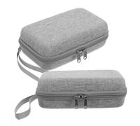 Housoutil Reise Aufbewahrungstasche 2 Stück, Nylon Kosmetik Organizer mit Griff, großer Fassungsvermögen Makeuptasche für weibliche Nutzer