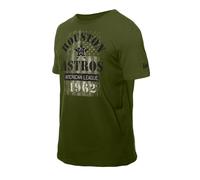 Houston Astros New Era MLB 2025 Armed Forces T-Shirt Olivegrün - 3XL