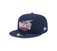 Houston Rockets New Era Hardwood Classic 59FIFTY Fitted NBA Cap Navyblau - 7 3/8