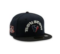 Houston Texans Side Patch New Era 59FIFTY NFL Cap Navy StadiumDreams Exclusive - 7 1/8